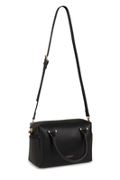 Vivisence Femme Sac À Main Zippé Avec Bandoulière Amovible Pour Le Quotidien, noir