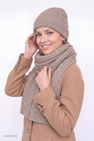 Vivisence 70128 Headwear Caps, beżowy
