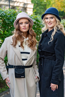 Vivisence Chapeau Femme Hiver Classique En Fil Chaud Idéal Pour Offrir 7044, rose