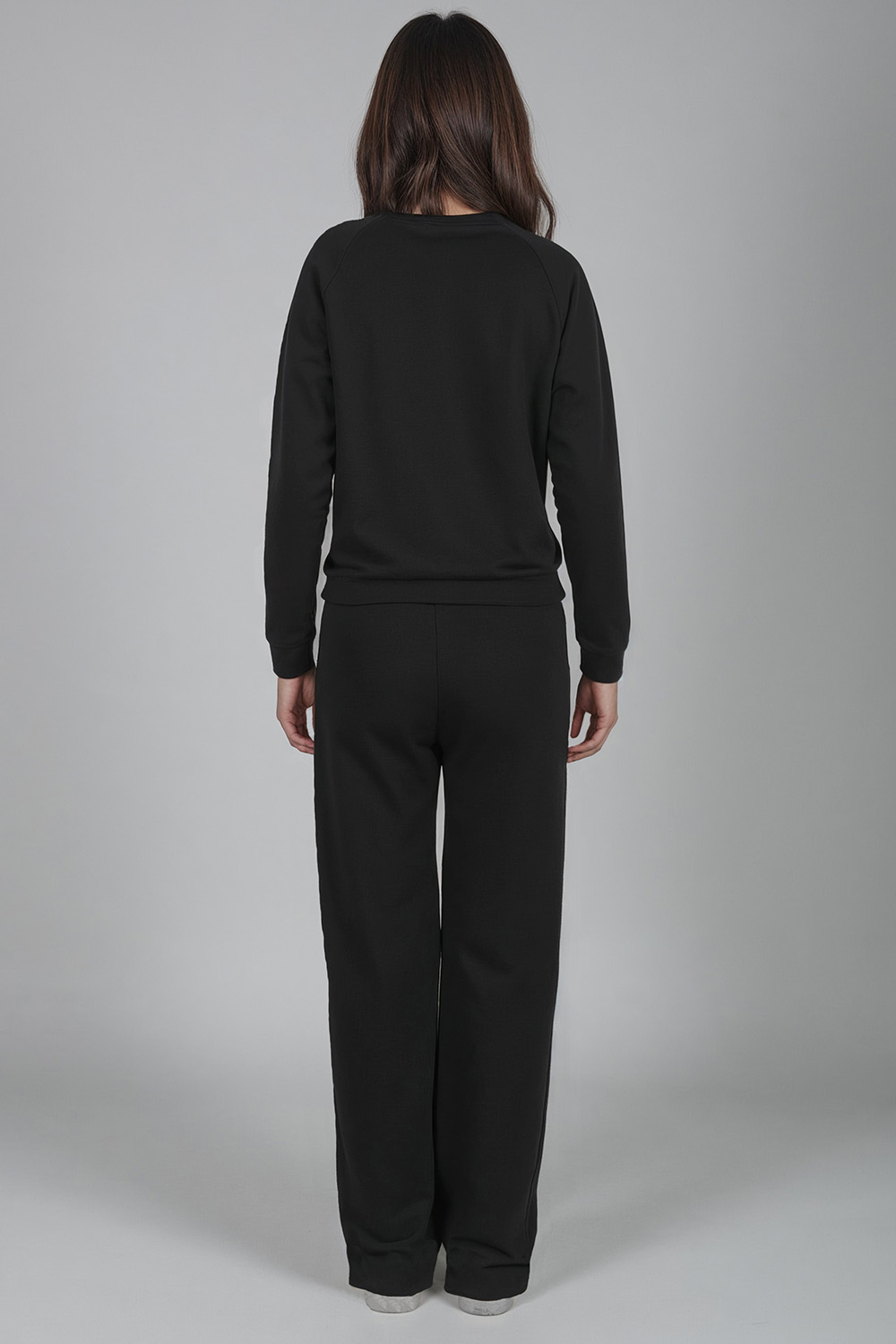 Vivisence Femme Survêtement avec Poches Vêtements Confortables au Quotidien 9205, noir