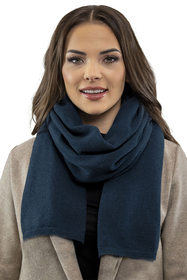 Vivisence Écharpe Femme Hiver Chaude Et Confortable Pour Les Journées Froides 7101, bleu foncé