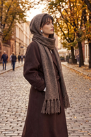Headwear hood, Brown