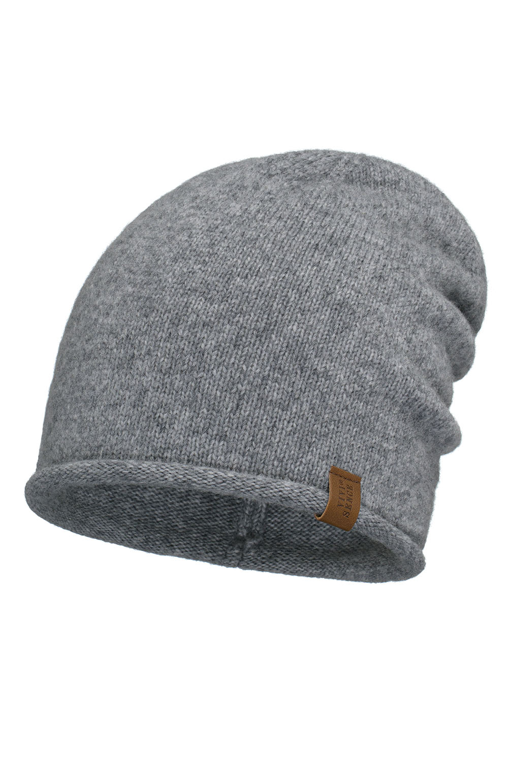 Vivisence Femme Bonnet Hiver Laine Merinos Doux Chaleur Et Confort Ajuste, gris