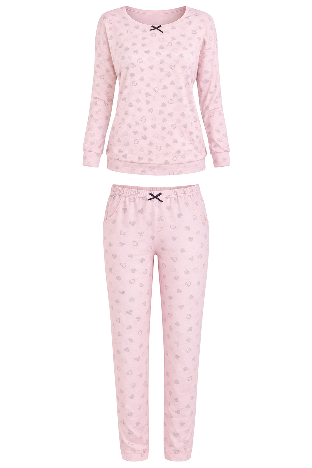 Vivisence Two-piece women's pyjama set 2023, Light Pink
