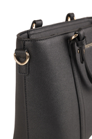 Vivisence Sac Porté Main Femme Compartiment Zippé L'élégance au Quotidien, noir