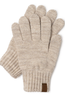 Vivisence Damen Winter Handschuhe Weichem und Warme Ideal für Kaltes Wetter 7014, hellbeige