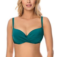 Vivisence 3209 top de bikini souple feminin élégant haute qualité, vert