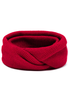 Vivisence Écharpe Tube Tricotée Femme Chaude Et Confortable Pour L’Hiver 7103, rouge