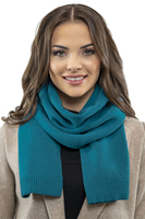 Vivisence Écharpe Femme Hiver Avec Nœud Décoratif Pour Les Journées Froides 7104, turquoise