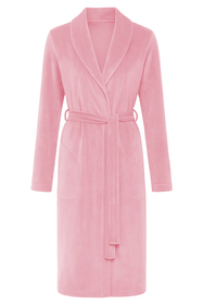 Vivisence Peignoir Femme Long Ceinture Poches Doux Classique Maison 5022, rose