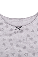 Vivisence Pyjama Deux pièces pour Femme Coton Manches Longues 2023, gris