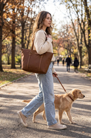Vivisence Femme Sac À Bandoulière Fermeture À Glissière Élégance Décontractée, marron