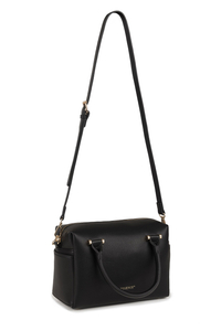 Vivisence Damen Handtasche Mit Schulterriemen Und Reißverschluss für Alltag, Schwarz