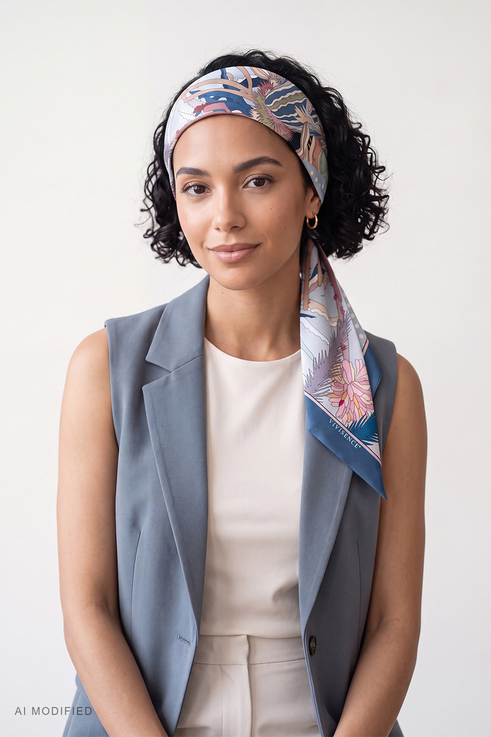 Vivisence S180-015 Scarves and shawls Wraps, Blue