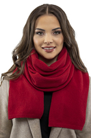 Vivisence Écharpe Femme Hiver Chaude Et Confortable Pour Les Journées Froides 7101, rouge