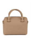 Vivisence Femme Sac À Main Zippé Avec Bandoulière Amovible Pour Le Quotidien, beige