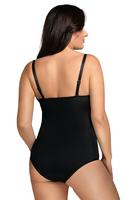 Vivisence Dame Body Schalen Träger Unterwäsche 6001, schwarz