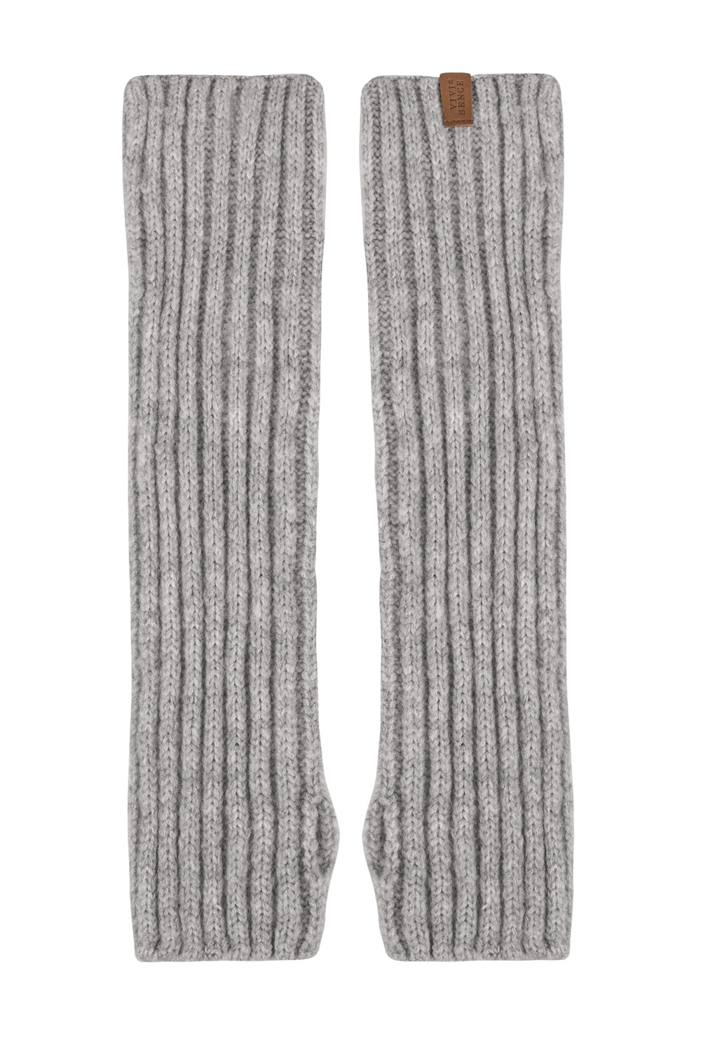 Vivisence Damen Strickhandschuhe Weiche Wärme Für Kalte Tage, Grau