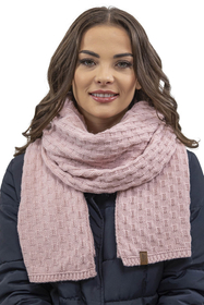 Vivisence Wintermütze mit Bommel Damen Warmes Ideal Für Kalte Wintertage 7015, rosa