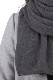 Vivisence Écharpe Femme Hiver Chaude Et Confortable Pour Les Journées Froides 7101, gris foncé