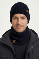Sets Sets hat + loop scarf, dark blue
