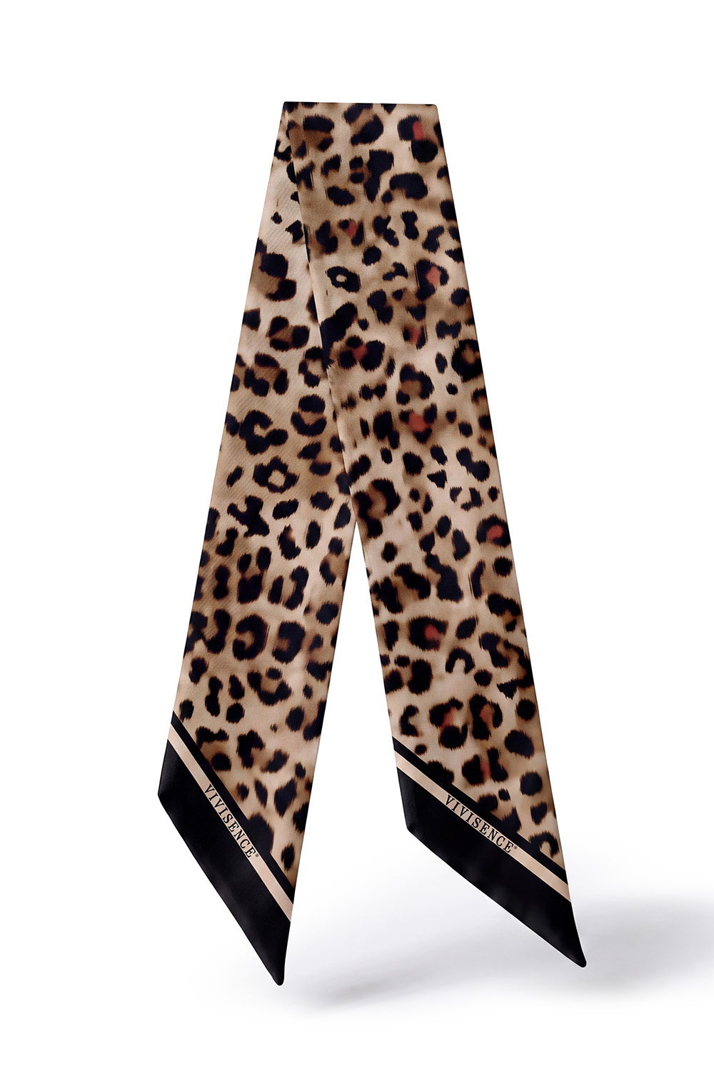 Vivisence S180-006 Schals und Tücher Tücher, braun/schwarz/leopard