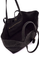 Vivisence sac porté épaule polyester shopper spacieux femme, noir