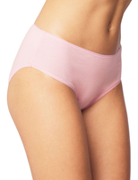 Vivisence Dame Slip Unterhose Klassisch Komfortabel Trendig Alltag Unterwäsche 4016, rosa Gummiband:rosa 5-pack