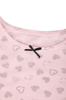 Vivisence Pyjama Deux pièces pour Femme Coton Manches Longues 2023, rose clair