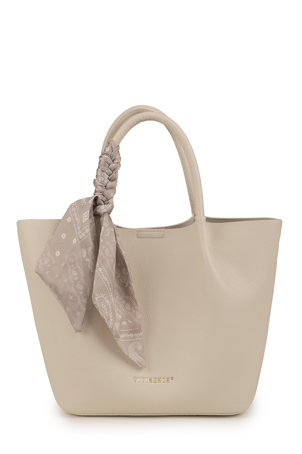 Vivisence Femme Sac À Bandoulière Pochette Cosmetic Amovible pour Tous Les Jours, blanc
