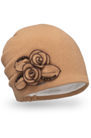 Vivisence Bonnet Femme Hiver Élégant Fait Main Pour Les Jours Froids 7068, beige