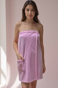 Vivisence serviette de bain pour femmes 5025, rose