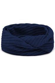 Vivisence Loop Scarf Double Layered Ideal For Cold Winter Days 7017S, dark blue