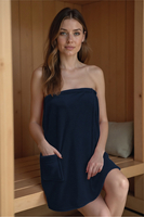 Vivisence serviette de bain pour femmes 5025, bleu foncé