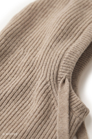 Vivisence Damen Kapuze Bindung Verstellbar Vollständiger Kopfschutz, beige