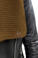 Vivisence Knitted Scarf For Women Wide Warm Soft Elegant Sporty Winter 7041S, brown