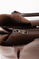 Vivisence Sac À Main Femme Trois Compartiments Parfait Style et Confort, marron
