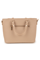 Vivisence Women's Handbag Shoulder Strap Zip Pocket Perfect for Everyday, beige