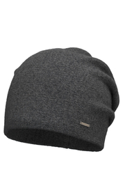 Vivisence Bonnet Femme En Laine Plissé Doublé Polaire Confort Quotidien 7085, gris foncé