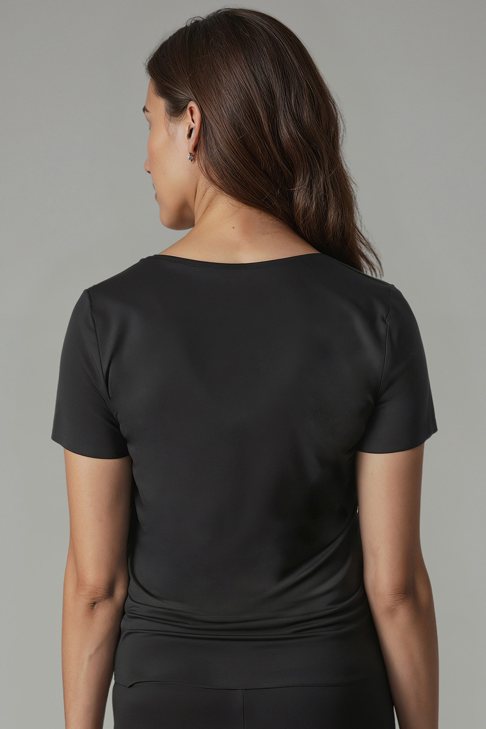Vivisence Women's Pyjamas T-Shirt Viscose Relaxed Cut Comfort For Every Night 2200, Black