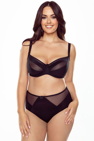 Vivisence Dame Soft BH Weiche Schalen Klassisch Netz Musterlos 1057,