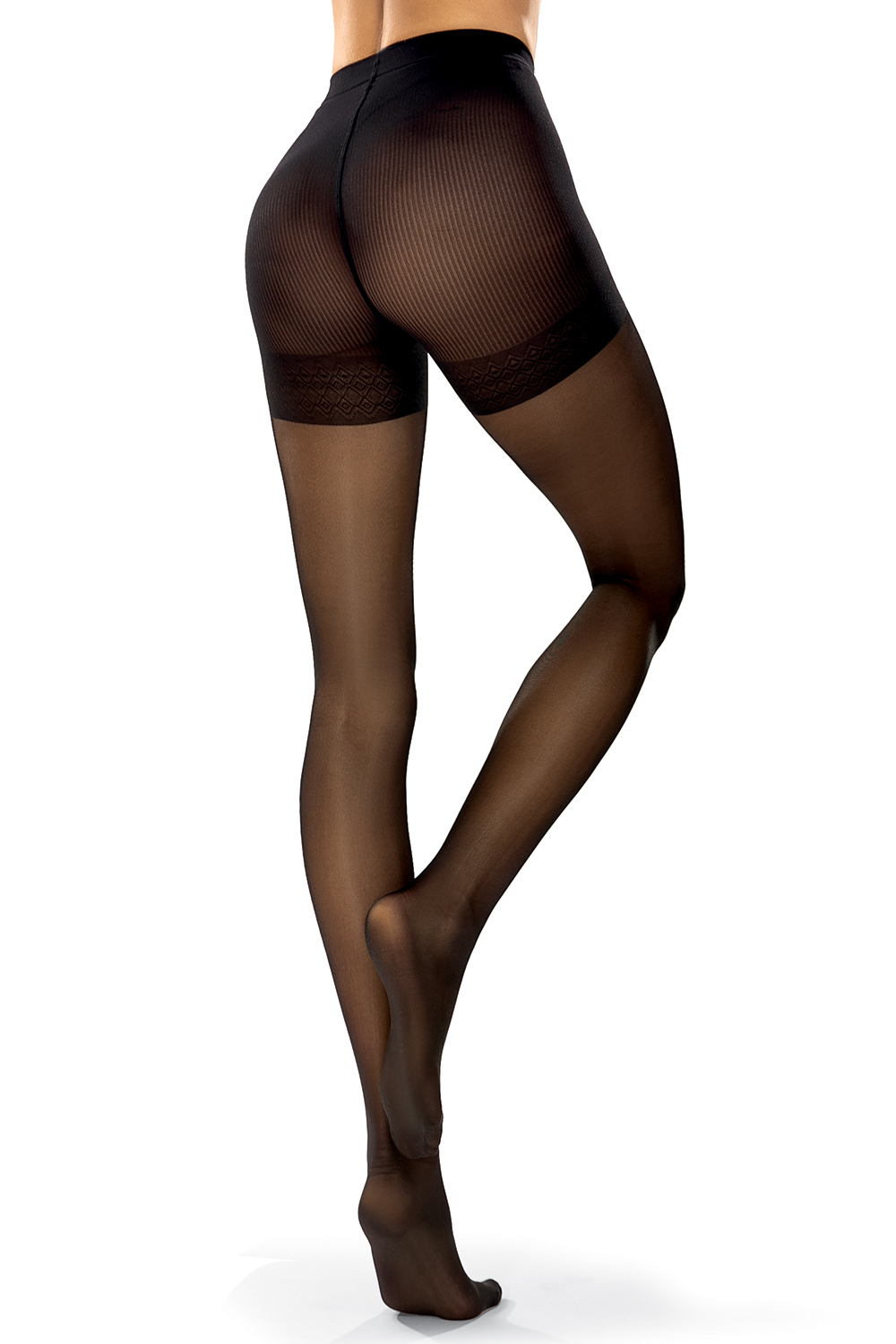 Vivisence Collants Pour Femmes Sculptants 40 DEN Avec Renfort Invisible Aux Orteils Partie Culotte Sculptante Pour Un Ventre Des Hanches Des Fesses Et Des Cuisses Parfaitement Galbés, nero