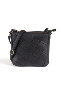 Vivisence Schultertasche Kunstleder Damenhandtasche Alltagsbegleiter, Schwarz