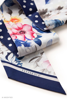 marine/blanc/pois