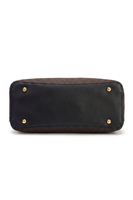 Vivisence Damen Handtasche Mit Magnetverschluss Und Fächern Für Ordnung, Braun