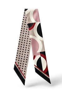 Vivisence S180-004 Schals und Tücher Tücher, beige/rosa/Punkte