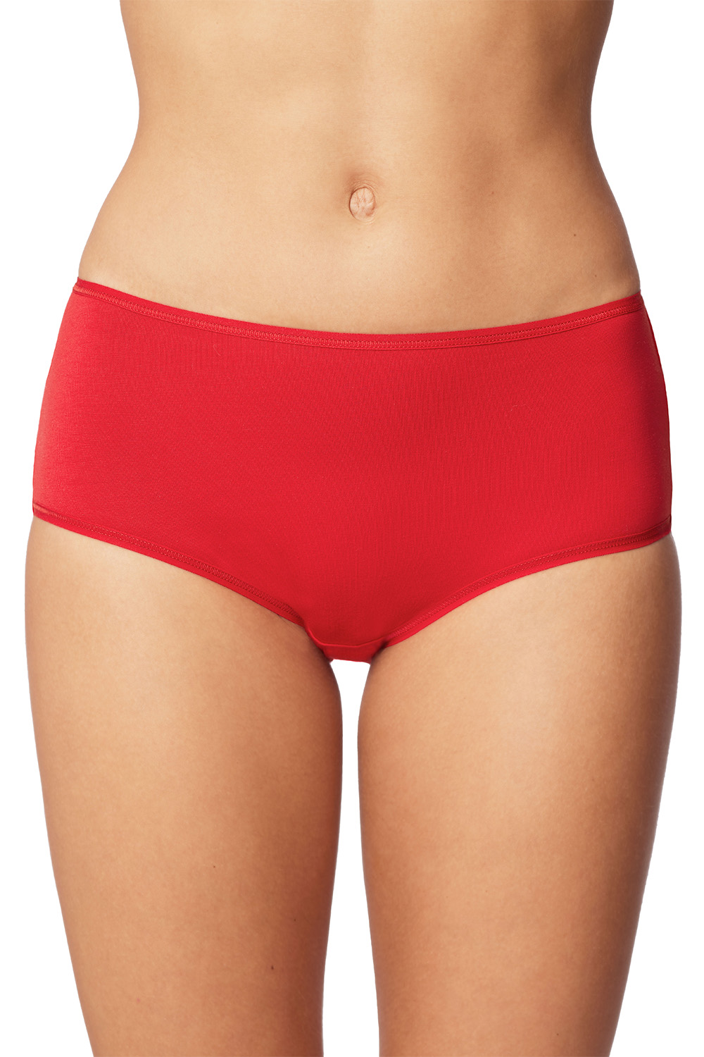 Vivisence femmes slip souple taille haute 4001, rouge