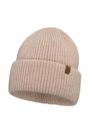 Vivisence Women Winter Hat Merino Wool Blend Knit Snug Fit For Cozy Warmth, Beige