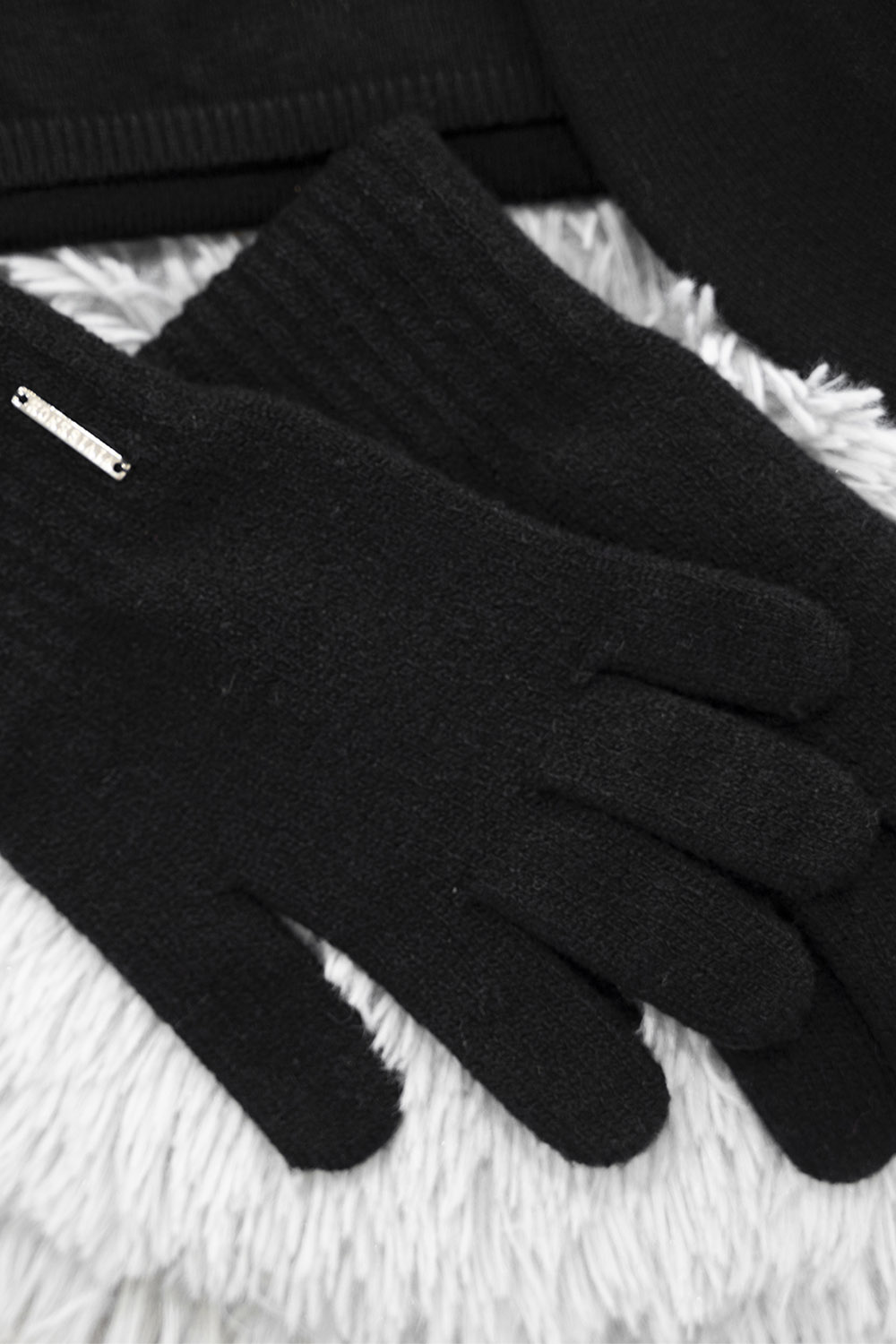 Vivisence Damen Handschuhe Winter Weichem und Warme Ideal für Kaltes Wetter 7202, schwarz