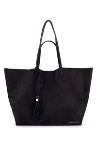 Vivisence sac porté épaule polyester shopper spacieux femme, noir